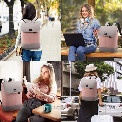 Schulrucksack Mädchen Wasserdichter Laptopfach 15,6 Zoll