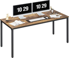Schreibtisch Computertisch 140x60x75 Braun Stabil Industriedesign