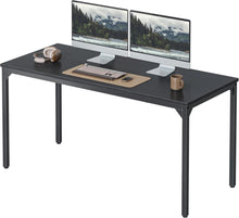 Schreibtisch 140x60x75 cm Stabil Schwarz Bürotisch Industrie-Design