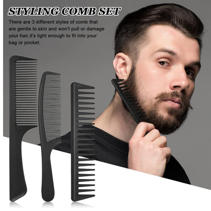 8-teiliges Haarkamm & Bürste Set für Haarpflege und Styling