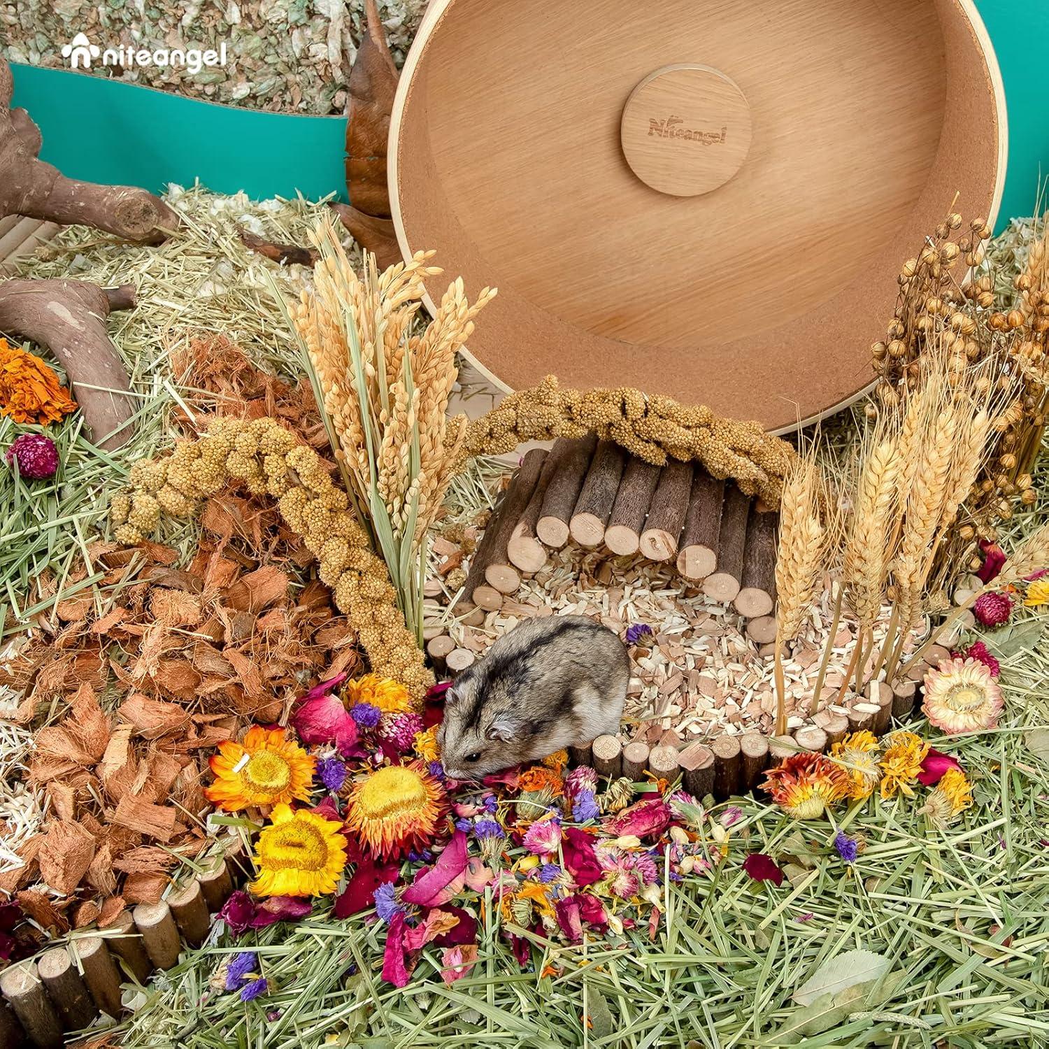 Niteangel Natürliches Hamster-Einstreu Dekoration für syrische Zwerg-Hamster & Kleintiere