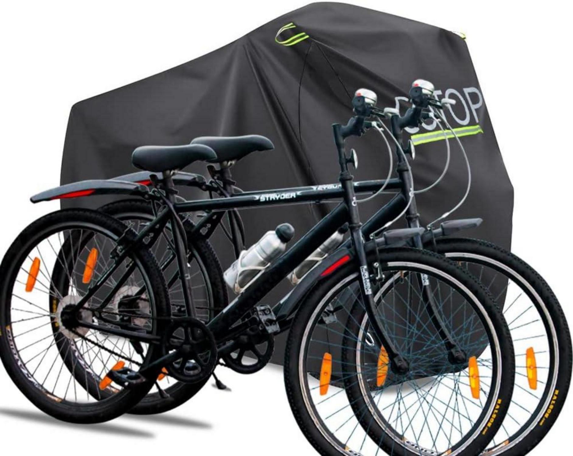 Fahrradabdeckung XL 210T Nylon mit Schlossösen Wetterschutz 3XL Dünn