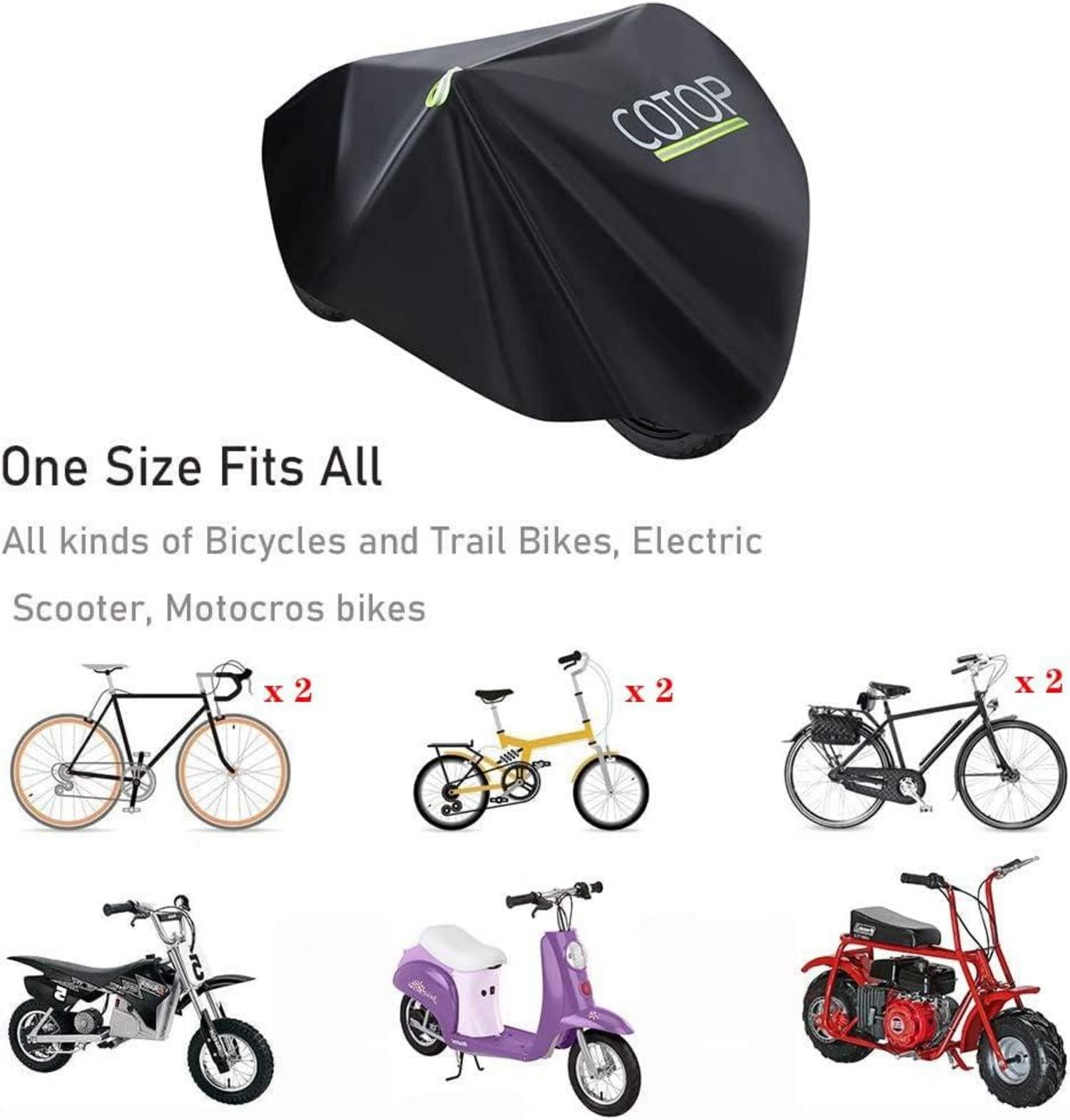 COTOP Roller Motorrad Abdeckplane 210T Nylon XL Wetterschutz 3XL