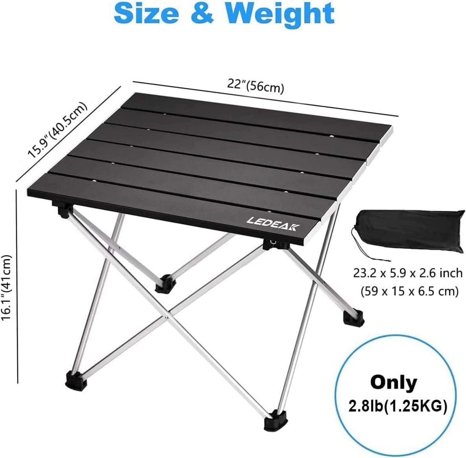 Tragbarer Aluminium Camping-Klapptisch für Outdoor-Aktivitäten