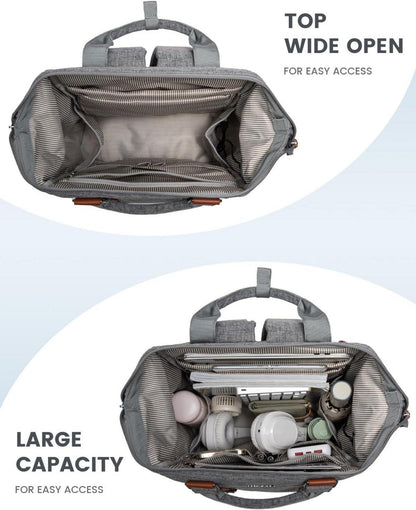 LOVEVOOK Rucksack Damen 15,6 Zoll Wasserdicht Uni Business Reise