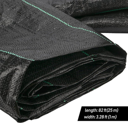 Unkrautschutzgewebe 1m x 25m mit 30 Gartenpflöcke