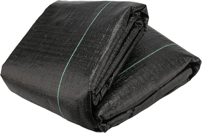 1 Stück 1m x 25m Unkrautschutzgewebe 100g/㎡ mit 30 Gartenpflöcke