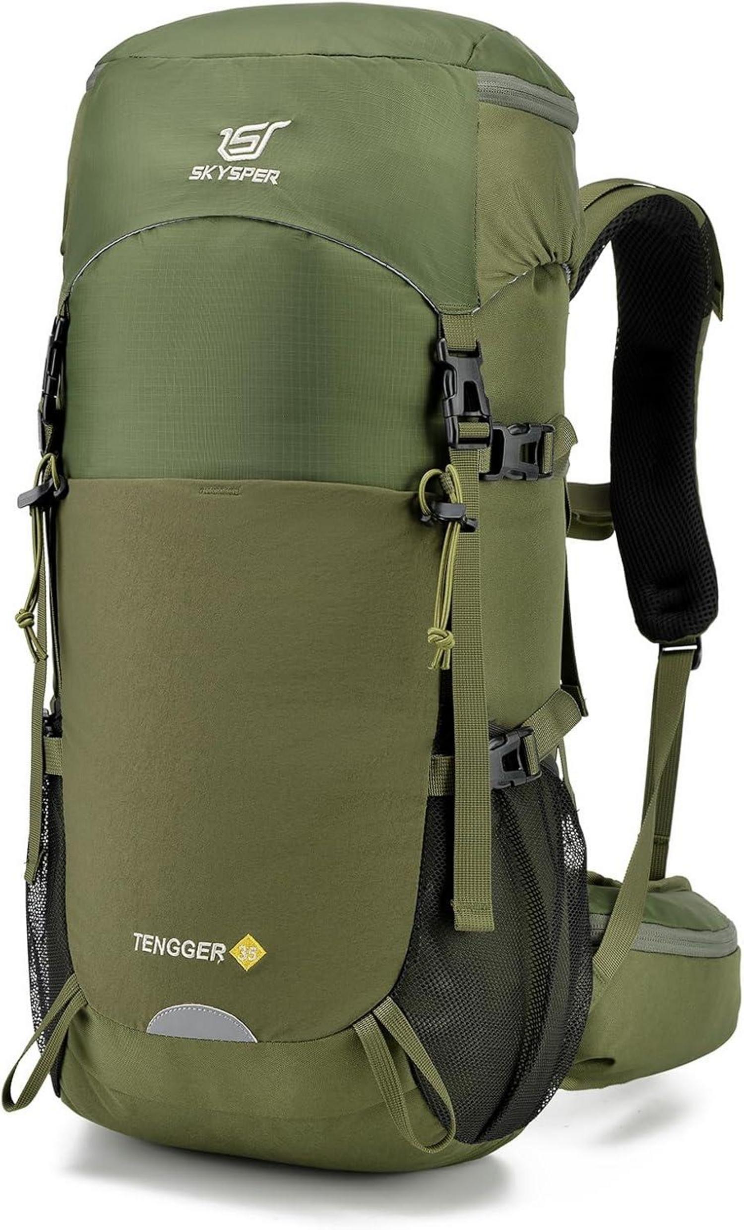 Wanderrucksack 35L Ultra Leicht Camping Outdoor Trekkingrucksack 3D