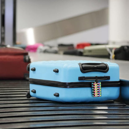 Silikon Kofferanhänger Set – Bunte Gepäckmarken für Reisen