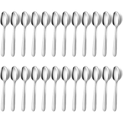 Teelöffel Set Kaffeelöffel Set 24 Stück Edelstahl 14,5cm