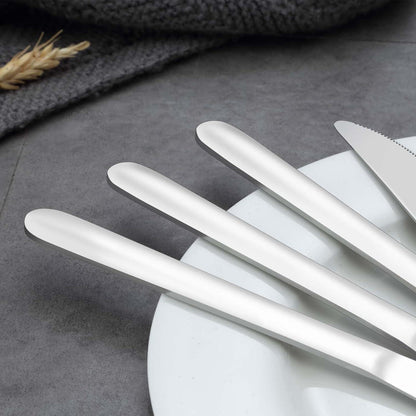 Tafelmesser Set 16 Stück Messer Set Buttermesser Edelstahl