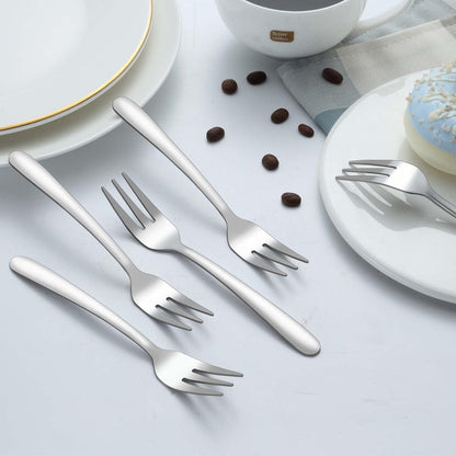 Kuchengabel Set Dessertgabel Set 24 Stück Spülmaschinenfest