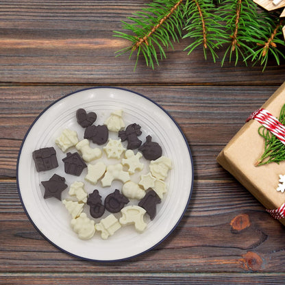Weihnachts-Schokoladenform 25 Mulden Silikon Antihaft Backutensil Weihnachten
