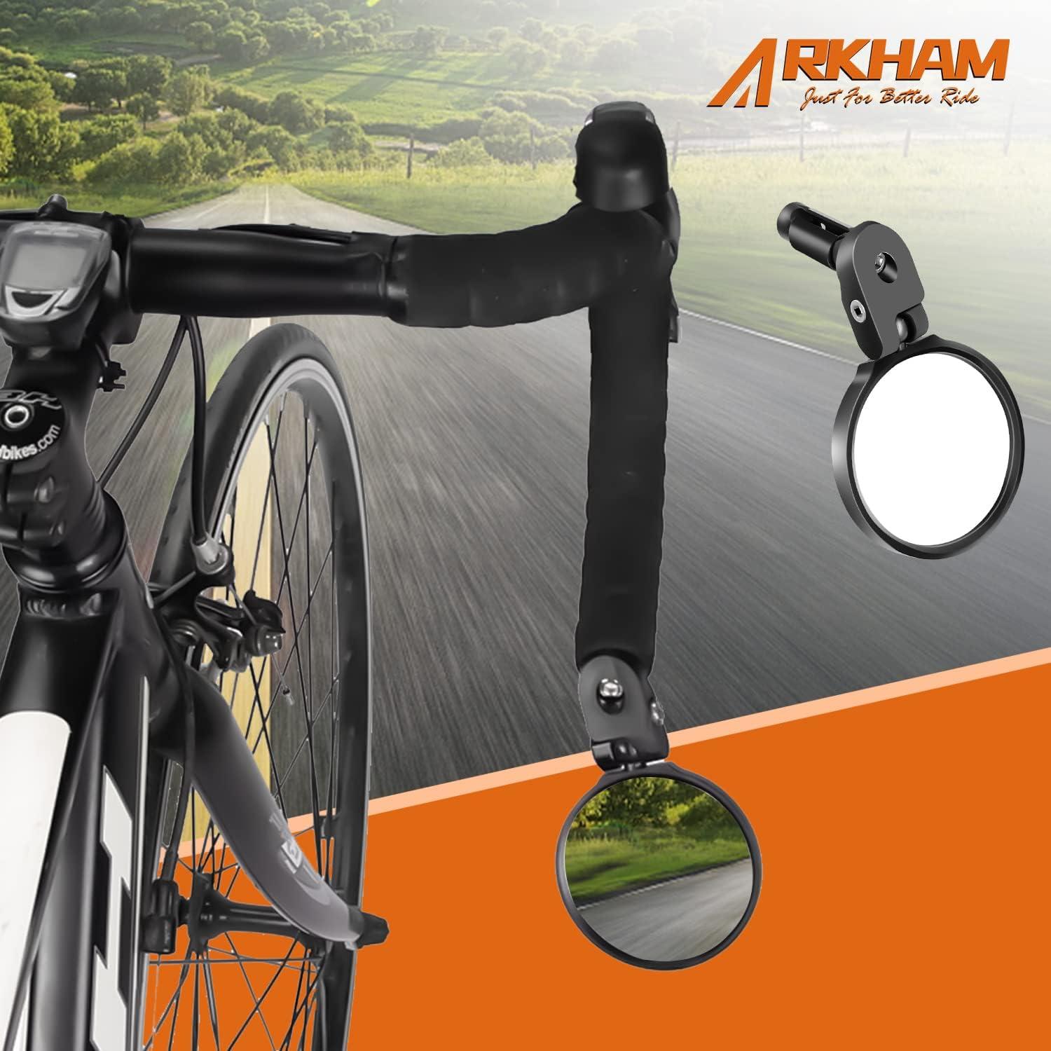 Fahrradspiegel E-bike 360° Schwenkbar für Lenker 17,4-22 mm, Konvexer Spiegel562_ABC