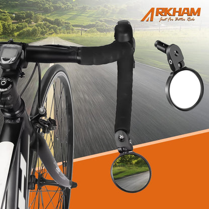 Fahrradspiegel E-bike 360° Schwenkbar für Lenker 17,4-22 mm, Konvexer Spiegel562_ABC