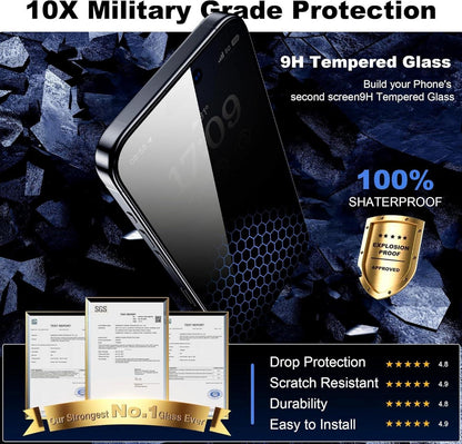 Panzerfolie Displayschutz Folie für iPhone 14 Pro Max 6.7 Zoll 2023 - 2 Stück