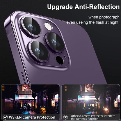 Kameraschutz iPhone 14 Pro Max 9H Glas Purple Schutz
