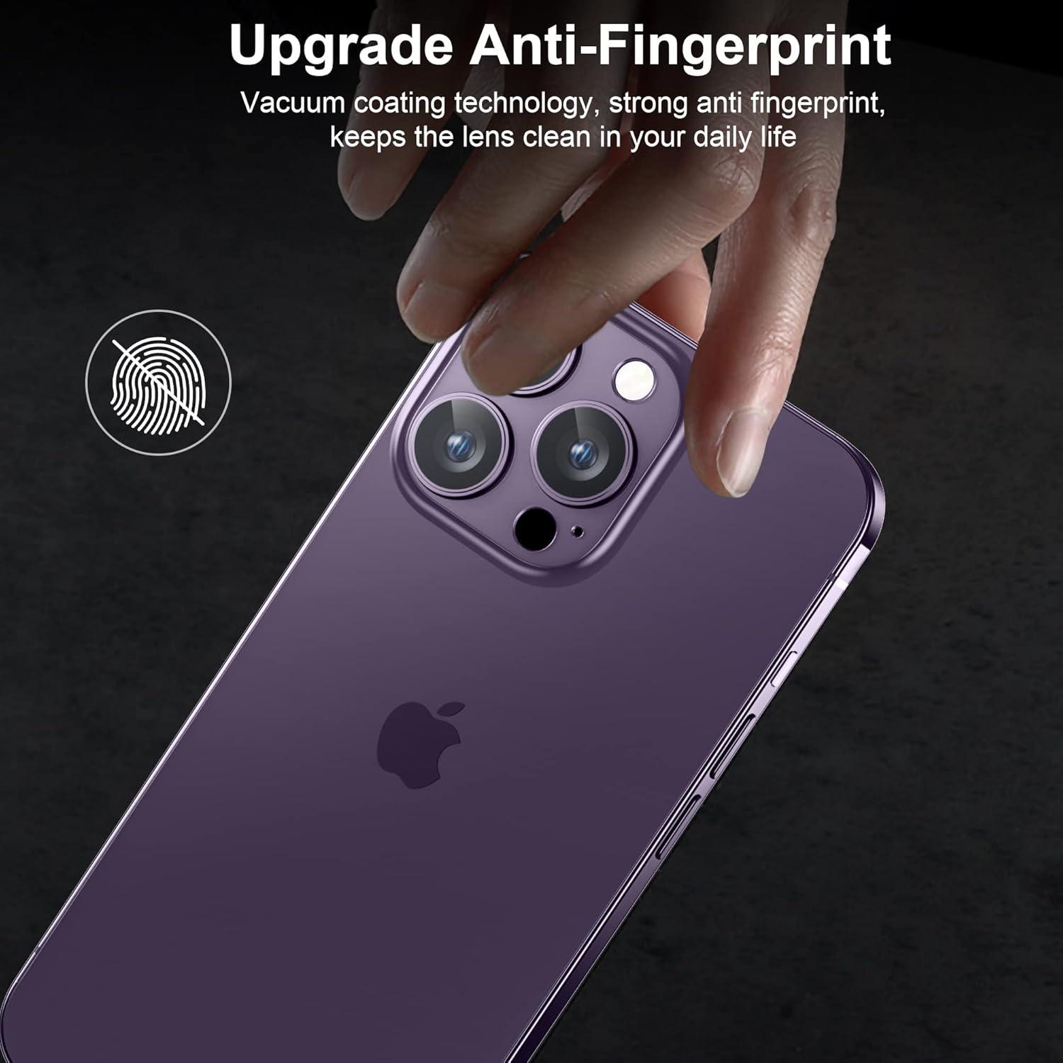 Kamera Schutz iPhone 14 Pro Max Kameraschutz Glas Purple