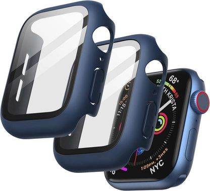 Displayschutz Hülle für Apple Watch SE Series 6 5 4 44mm Blau