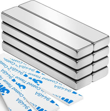 8er Set Stabmagnete 60x10x5 mm Extra Stark Neodym Magnete