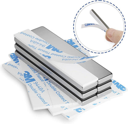 8er Set Stabmagnete 60x10x5 mm Extra Stark Neodym Magnete