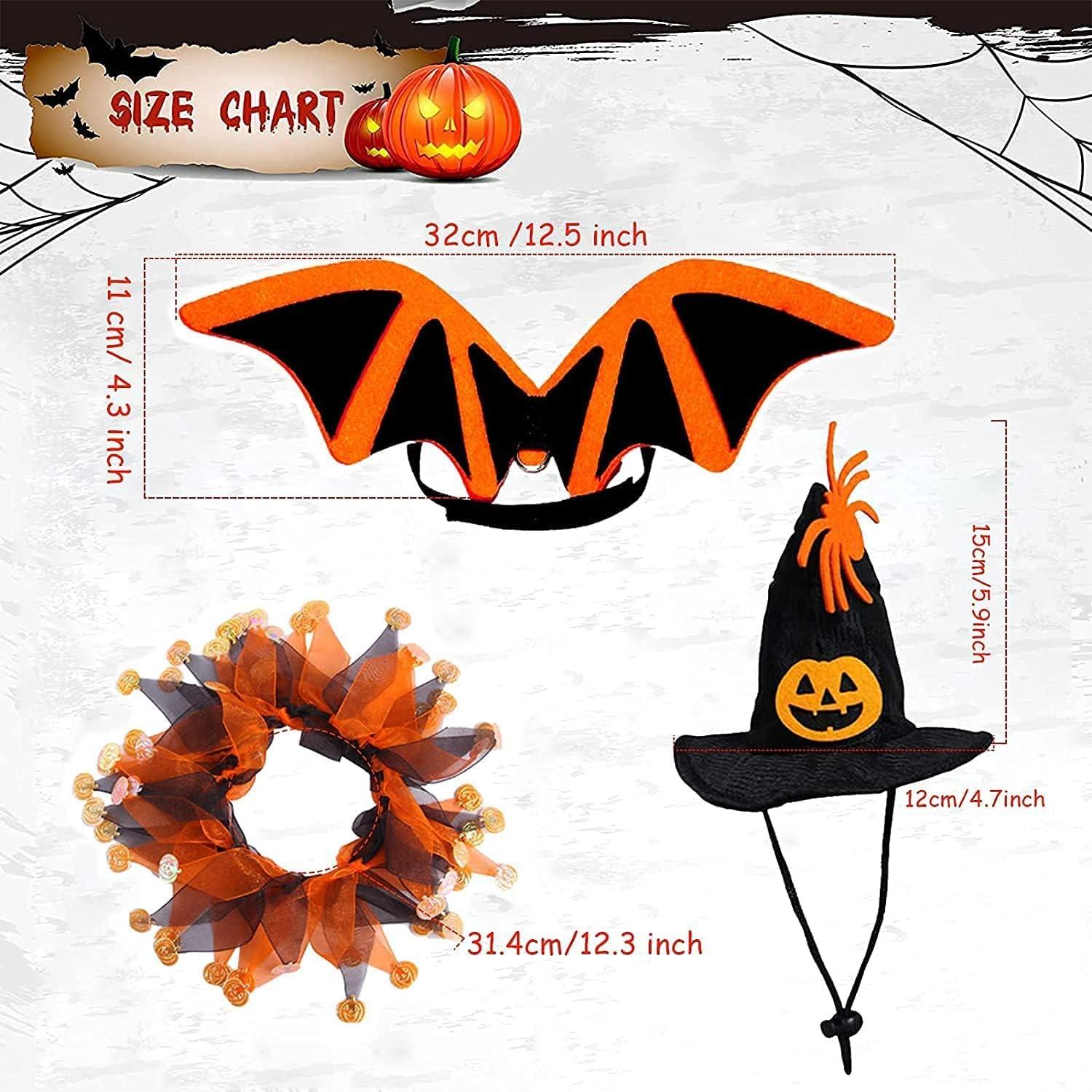 Halloween Haustier Fledermaus Flügel Kostüm für Hunde und