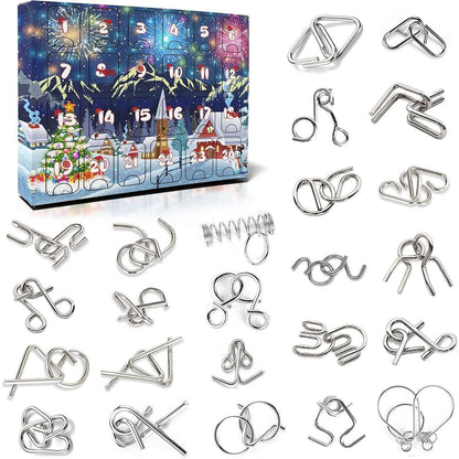 Adventskalender 2024 Knobelspiele Kinder Erwachsene