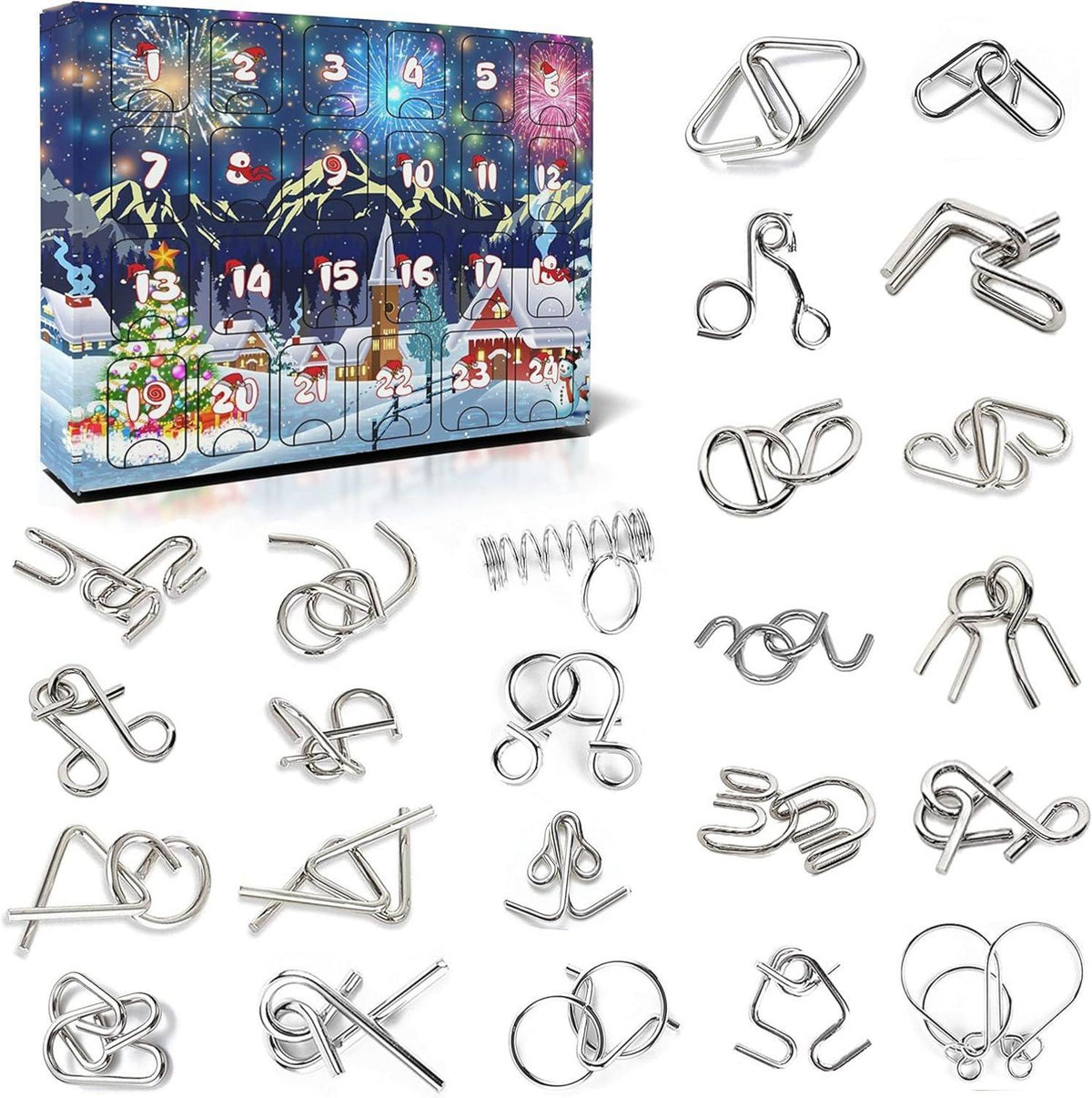 Adventskalender 2024 Knobelspiele für Weihnachten
