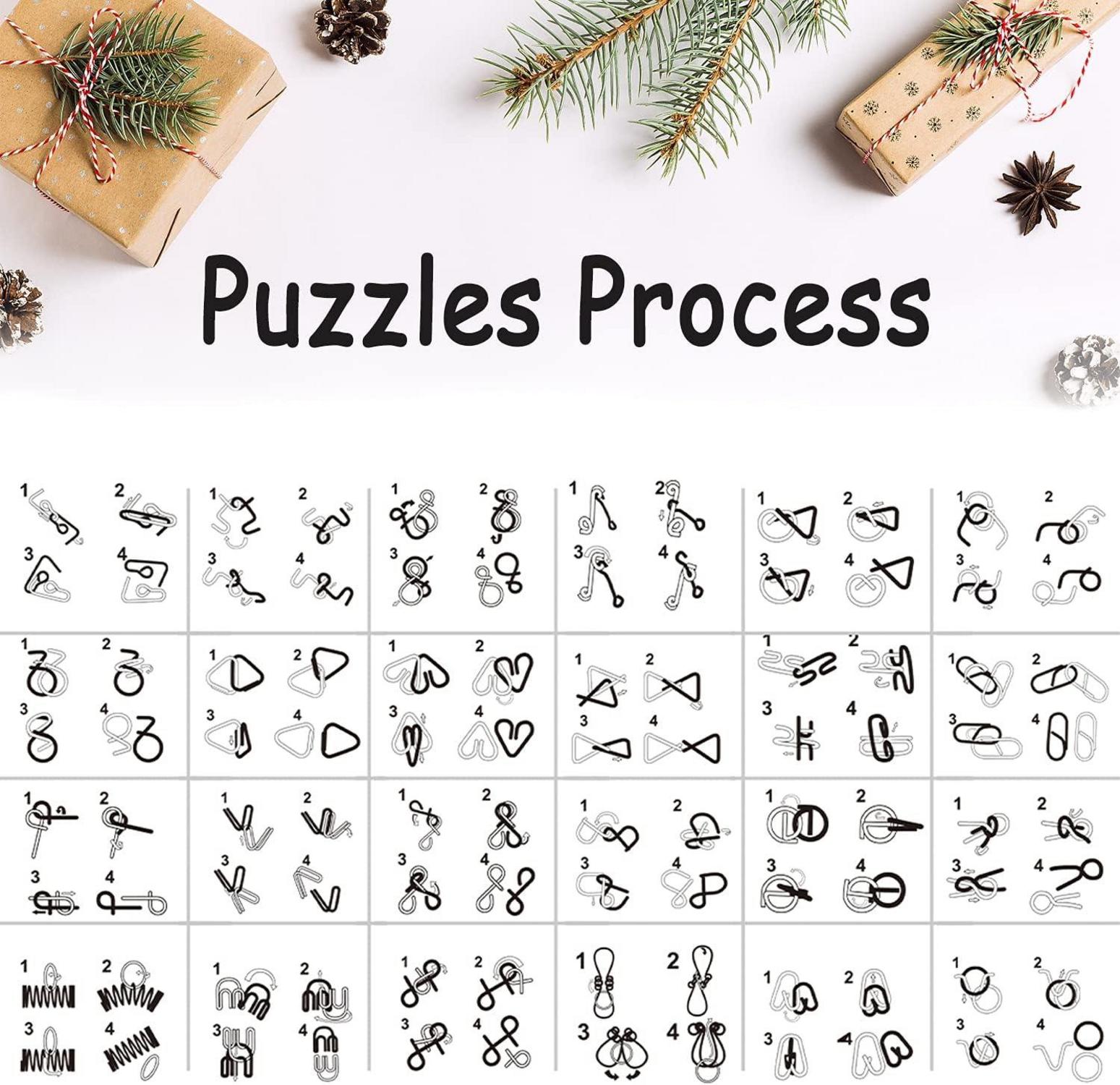 Adventskalender Puzzle 2024 Knobelspiele Weihnachtskalender Kinder