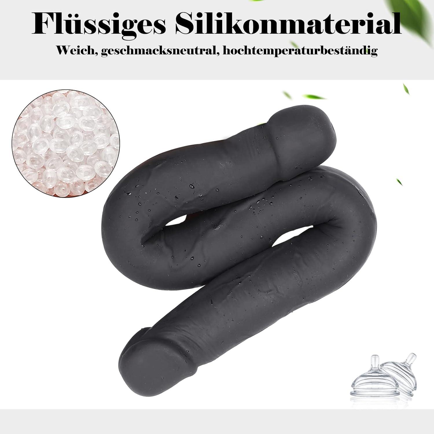 XXL Silikon Doppeldildo für Frauen - Realistischer Double Dildo
