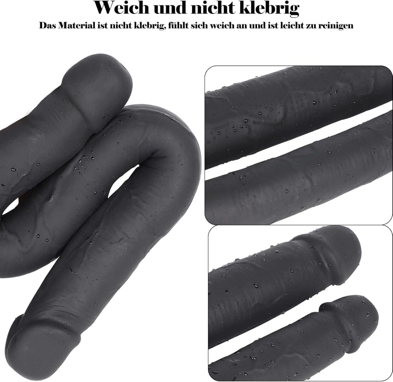 Silikon Doppeldildo XXL Realistischer Double Dildo Frauen Sexspielzeug