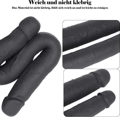 Silikon Doppeldildo XXL Realistischer Double Dildo Frauen Sexspielzeug