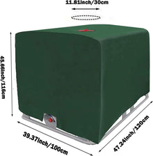 IBC Tank Abdeckung 1000L Grün UV-Schutz Wasser Behälter