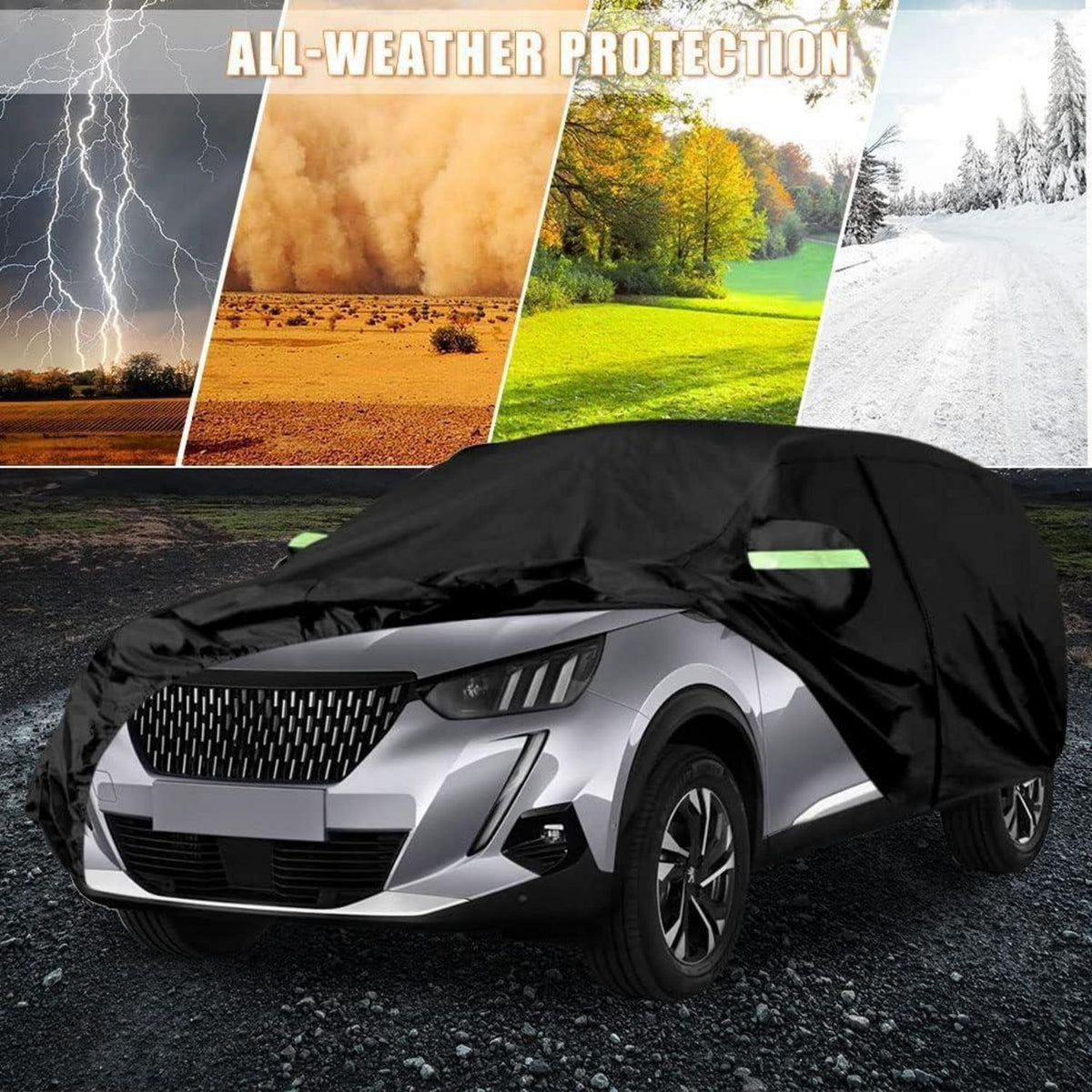 Wasserdichte Autoabdeckung Peugeot 2008 2013-2024