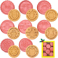 Weihnachts-Ausstecher und Stempel Set - 8-teilig aus