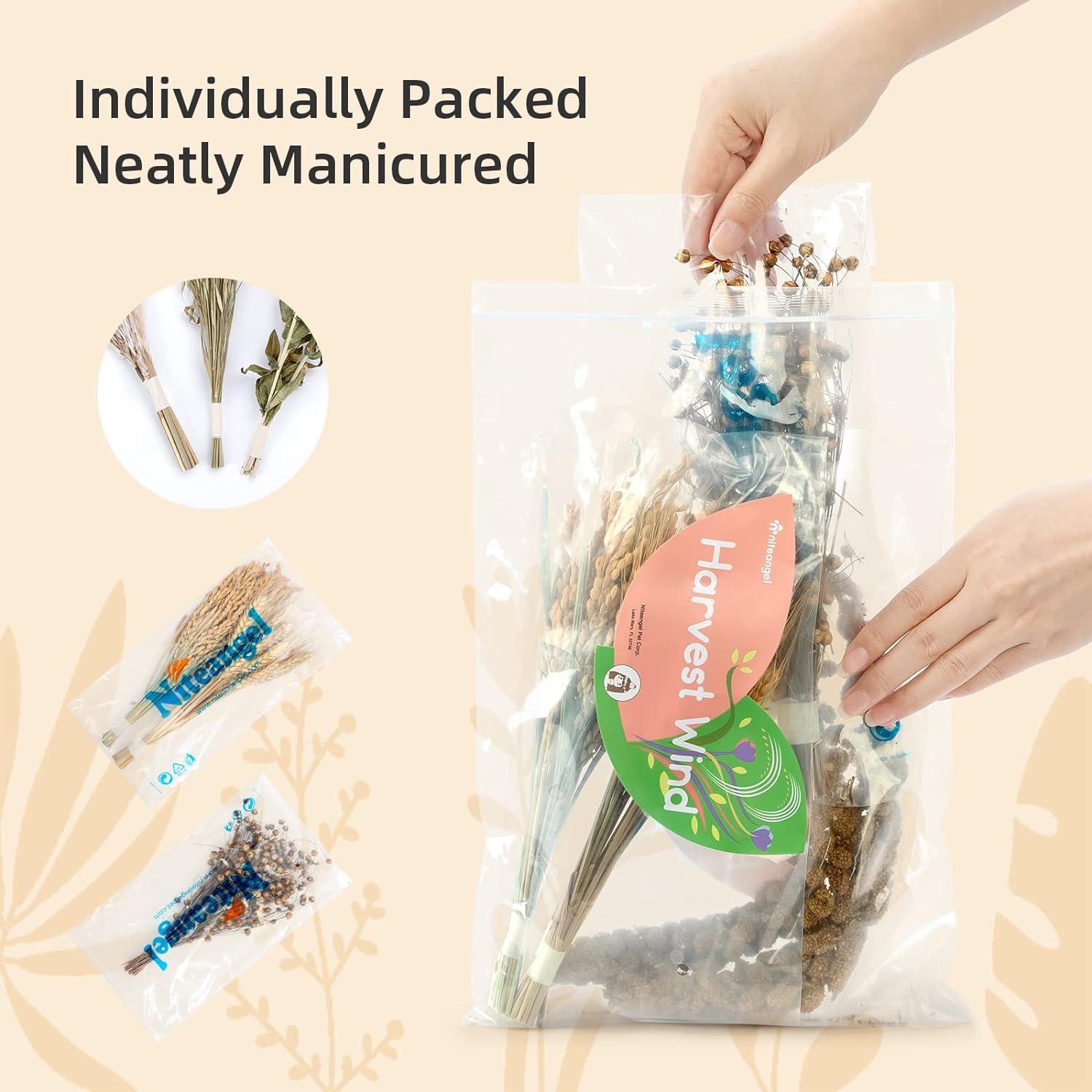 Niteangel Natürliches Hamster-Einstreu mit Blumenelementen