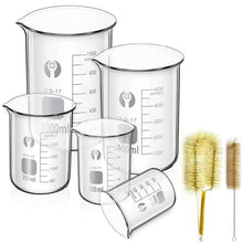 Borosilikatglas Bechergläser Set mit Graduierung 1000ml 500ml 250ml