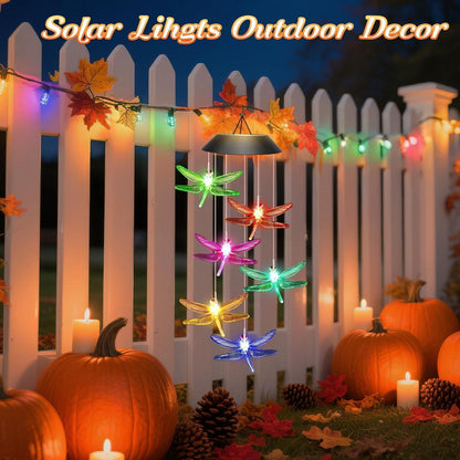 Leuchtende Libelle Windspiele Solar Geschenk Mama Oma