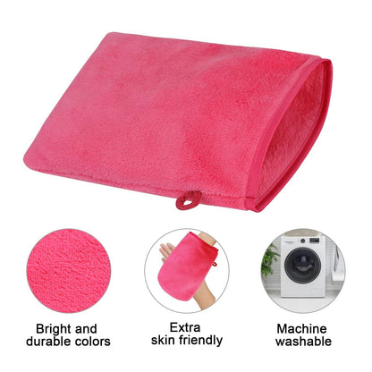 PHOGARY 10er Set Mikrofaser Waschhandschuhe 15,2 x 20,3 cm 5 Farben