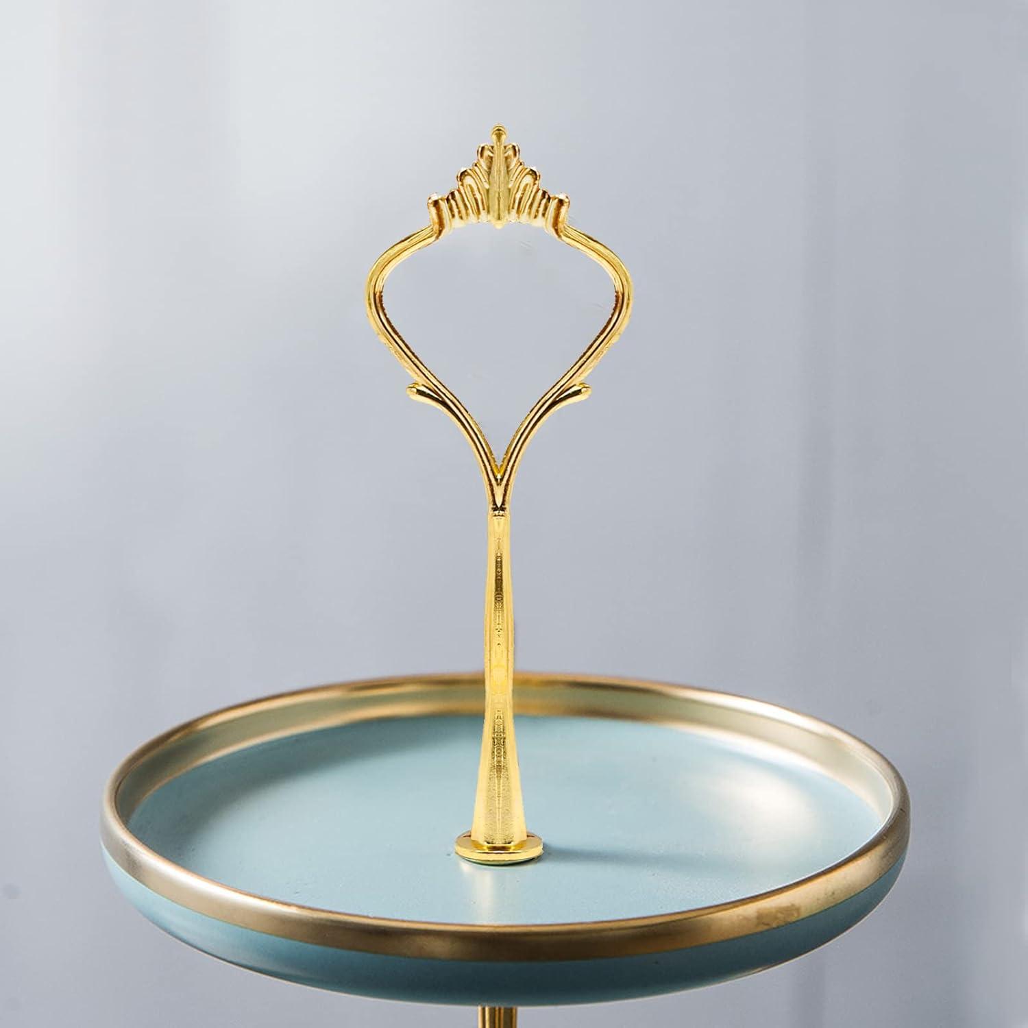 6er Set Goldene Etagere Stangen Metall Tortenständer Halter