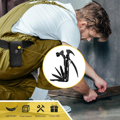 Multitool ZOOI 12-in-1 Camping Zubehör Männer Geburtstag Weihnachtsgeschenk