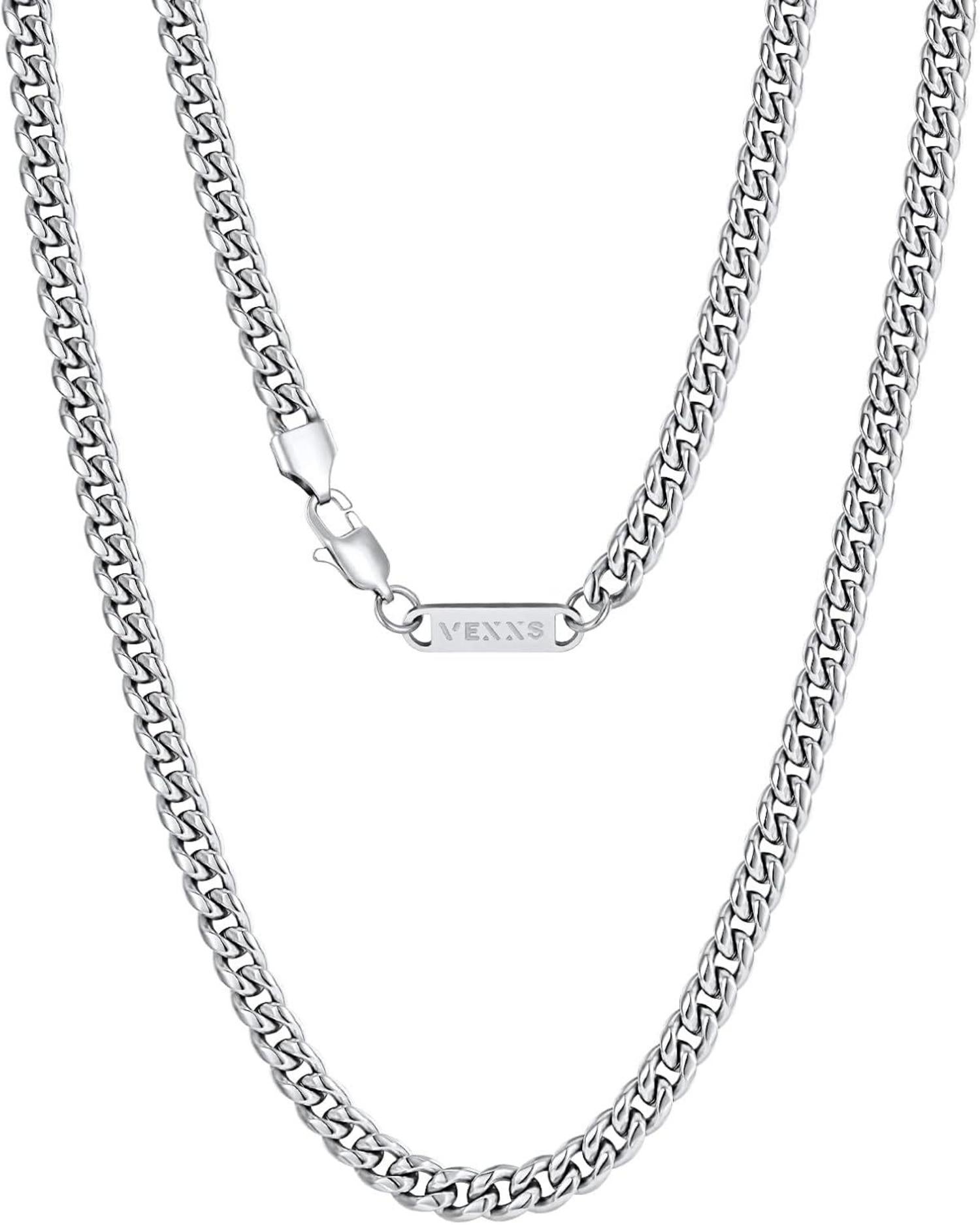 Goldbeschichtete Herren Panzerkette Miami Cuban 18K Hip Hop Kette