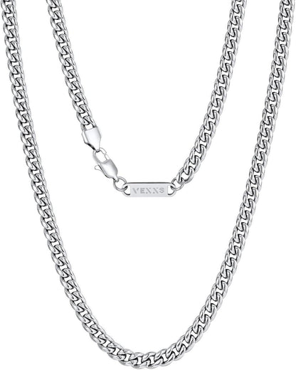 Goldbeschichtete Herren Panzerkette Miami Cuban 18K Hip Hop Kette