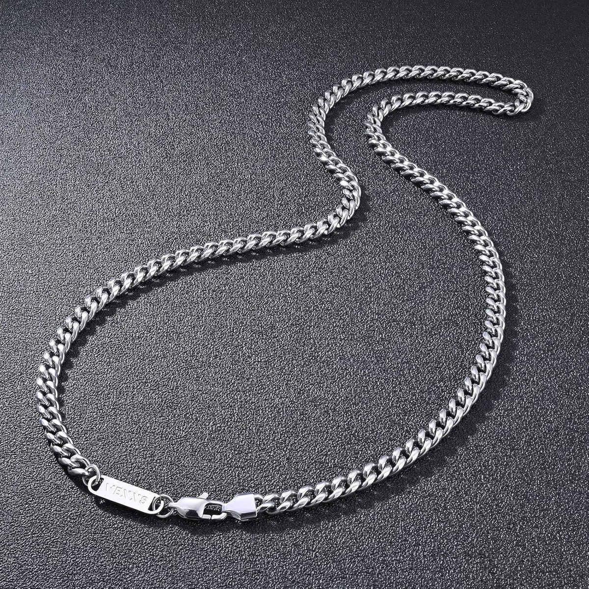 Herren Panzerkette 18K Gold beschichtet, 6mm, 46cm