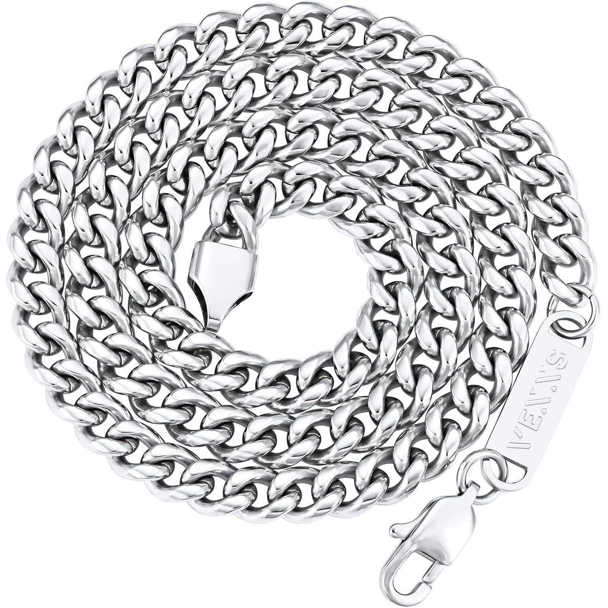 Herren Panzerkette 18K Gold beschichtet, 6mm, 46cm