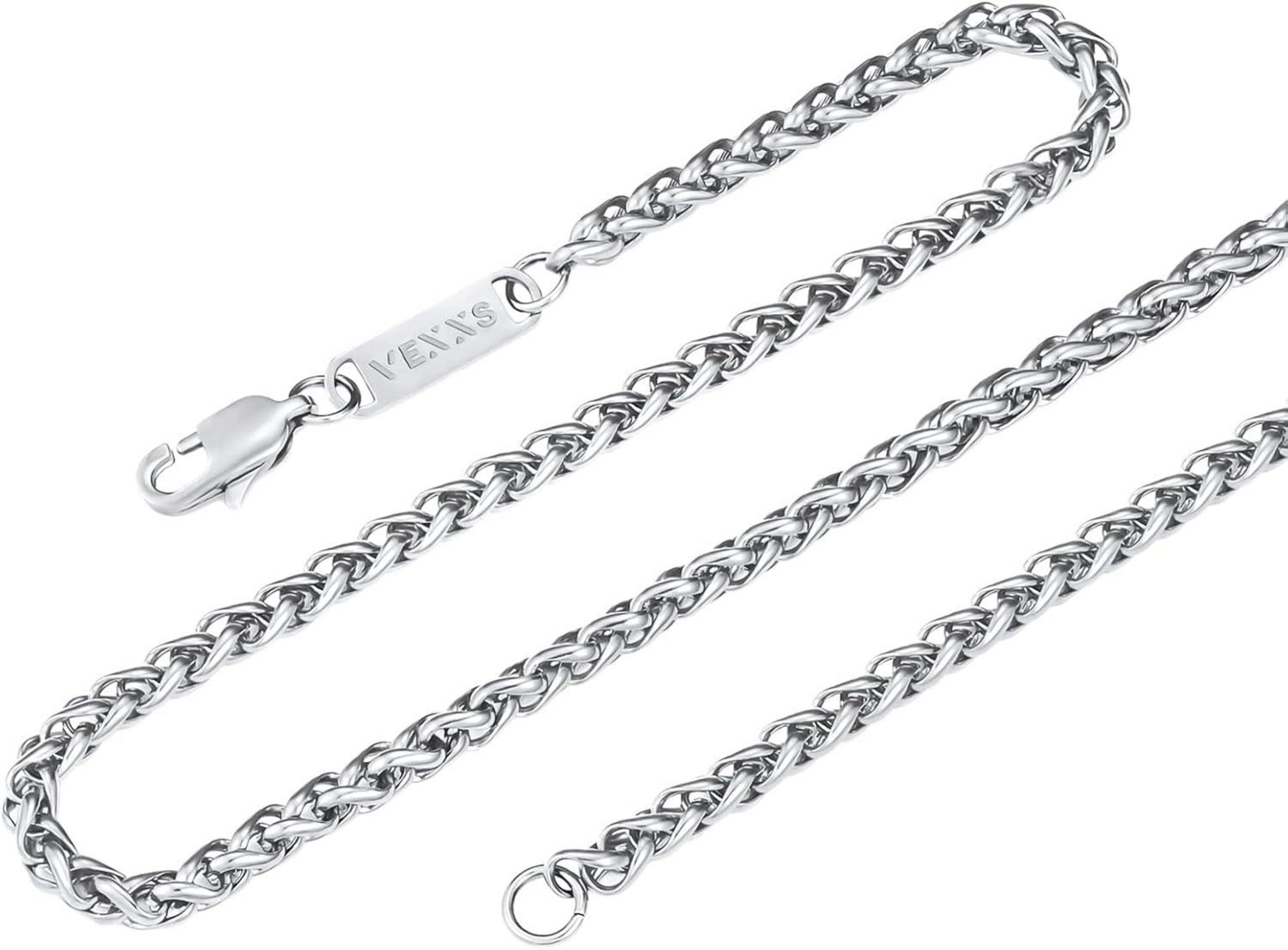 Herren Panzerkette 18K vergoldet Cuban Link Chain 3/4mm 51cm