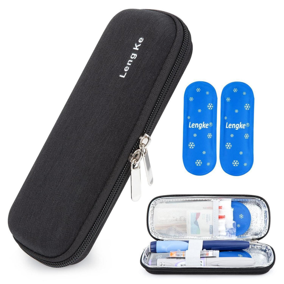 Insulin Kühltasche mit Kühlakkus – Diabetes Reisebox