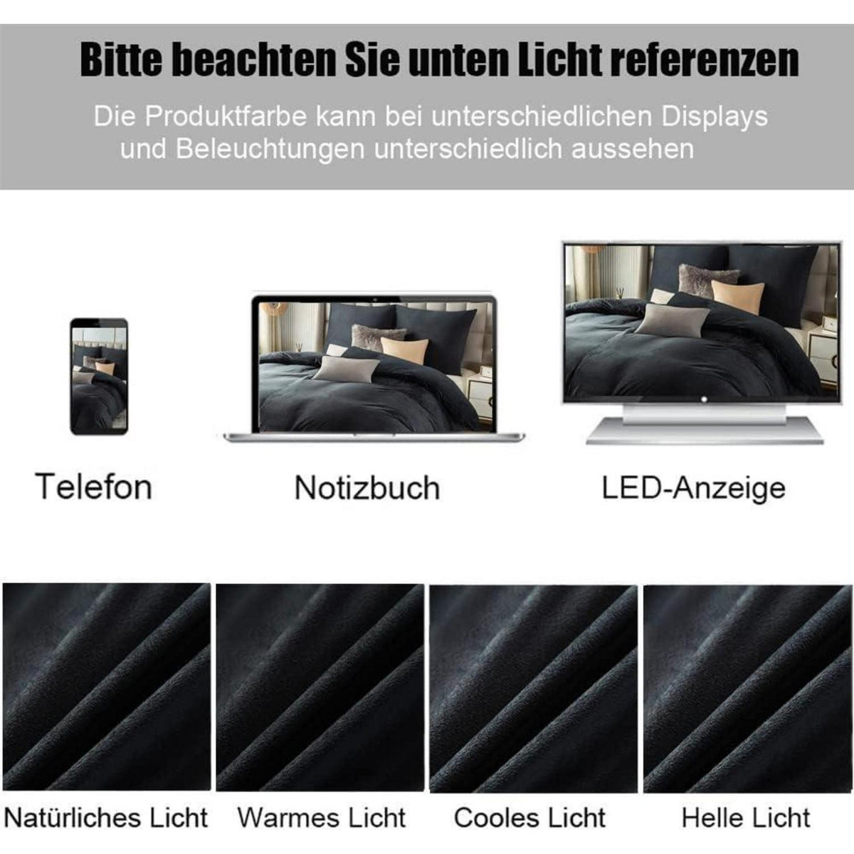 2er Set Samt Kissenbezüge 40x80 Anthrazit Kuschelig & Warm