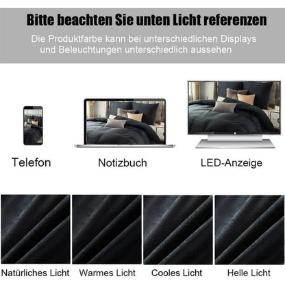 2er Set Samt Kissenbezüge 40x80 Anthrazit Kuschelig & Warm
