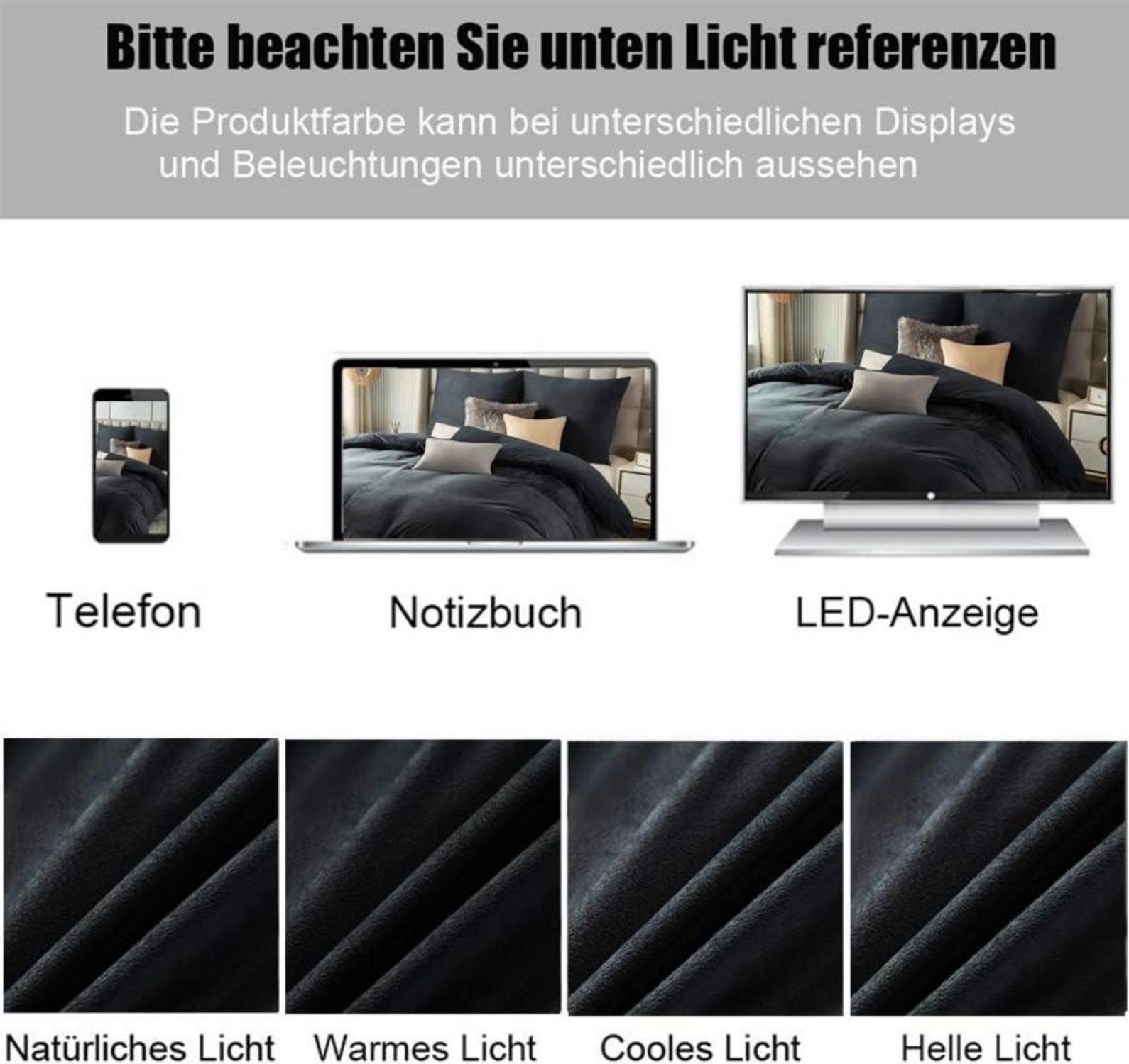 2er Set Kissenbezug 60x60 Schwarz Anthrazit Samt Zierkissenbezüge